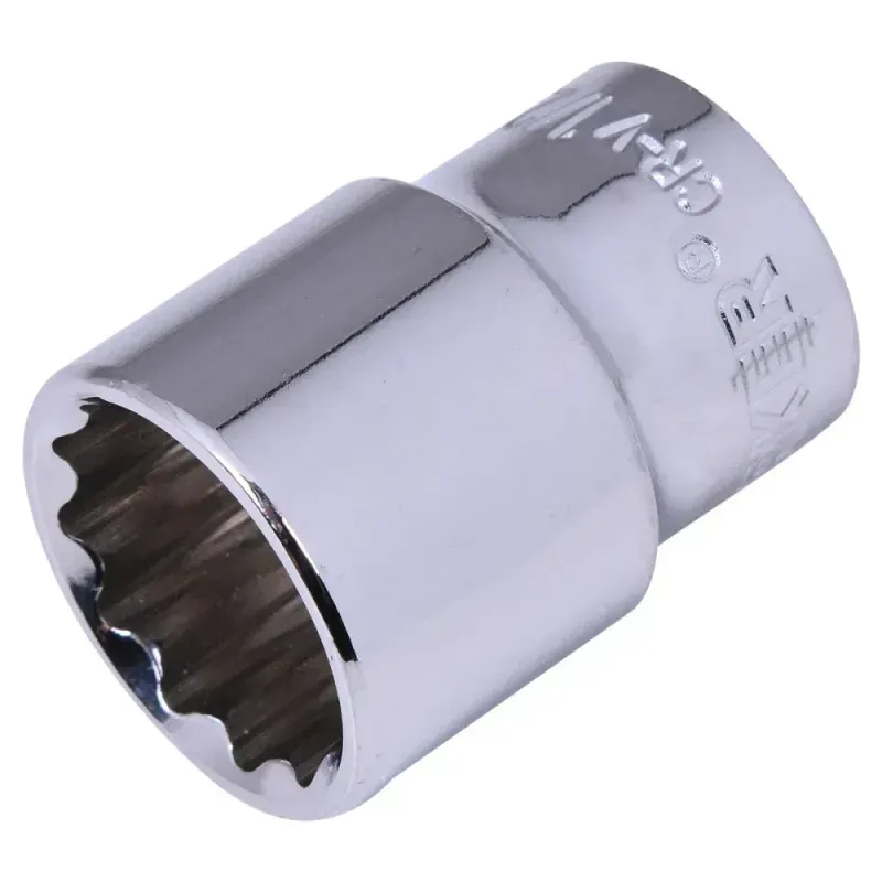 Soquete Estriado Encaixe 1/2" 20mm Worker