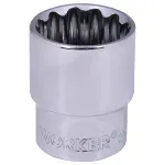 Soquete Estriado Encaixe 1/2" 23mm Worker