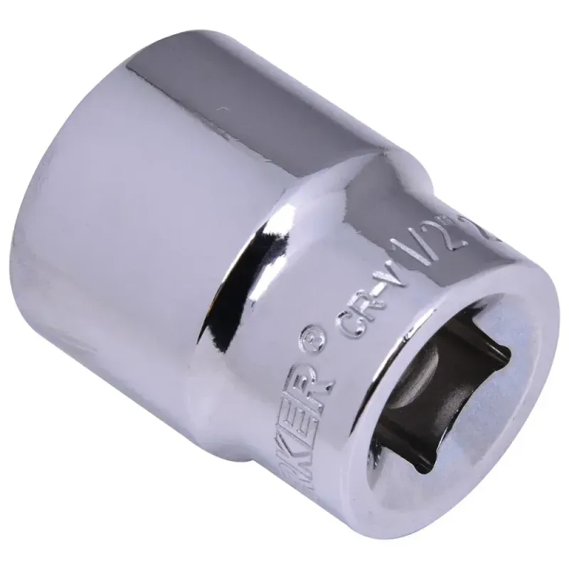 Soquete Estriado Encaixe 1/2" 23mm Worker