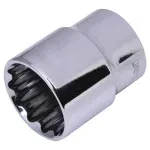 Soquete Estriado Encaixe 1/2" 23mm Worker