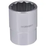 Soquete Estriado Encaixe 3/4" 27mm Worker