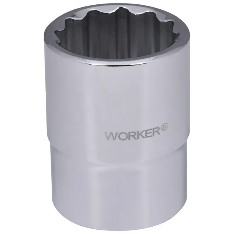 Soquete Estriado Encaixe 3/4" 27mm Worker