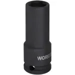 Soquete Sextavado Impacto Longo Encaixe 1/2" 17mm Worker