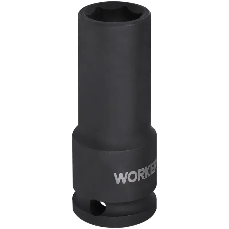 Soquete Sextavado Impacto Longo Encaixe 1/2" 17mm Worker
