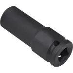 Soquete Sextavado Impacto Longo Encaixe 1/2" 17mm Worker