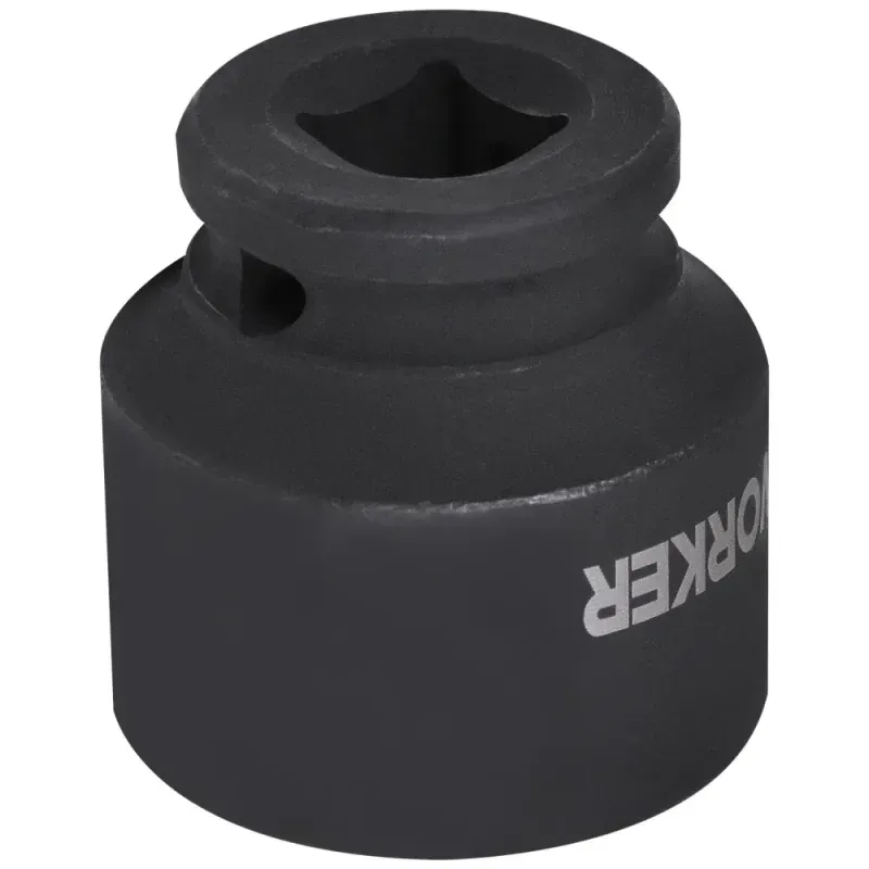 Soquete Sextavado Impacto Encaixe 1/2" 24mm Worker
