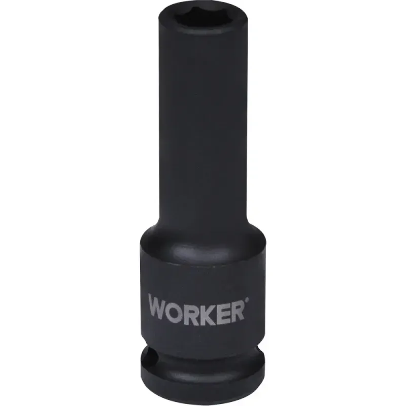 Soquete Sextavado De Impacto Longo Encaixe 1/2" 13mm Worker
