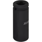 Soquete Sextavado De Impacto Longo Encaixe 1/2" 21mm Worker