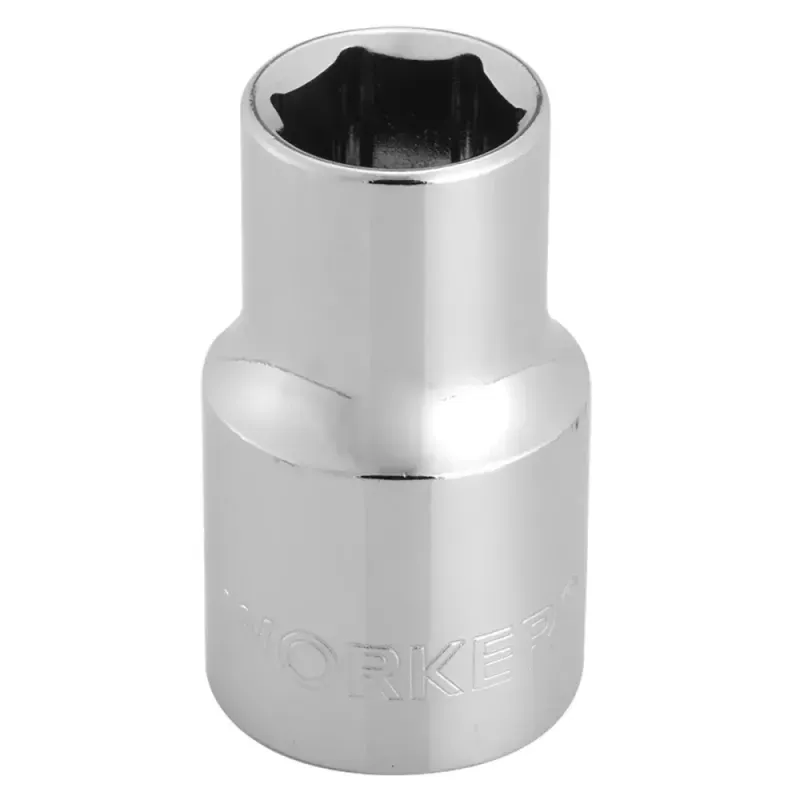 Soquete Sextavado Encaixe 1/4" 7/16" Worker