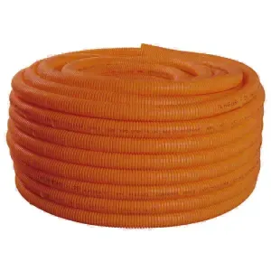 ELETRODUTO CORRUGADO LIEGE 25MM LARANJA - 50 METROS