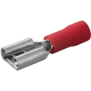 Terminal Pré-Isolado Fêmea 0,5-1,5 Vermelho Liege