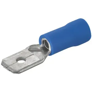Terminal Pré-Isolado Macho 1,5-2,5 Azul Liege