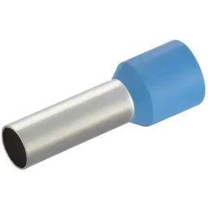 Terminal Pré-Isolado Pino Tubular 16mm² Azul 100 Peças Liege