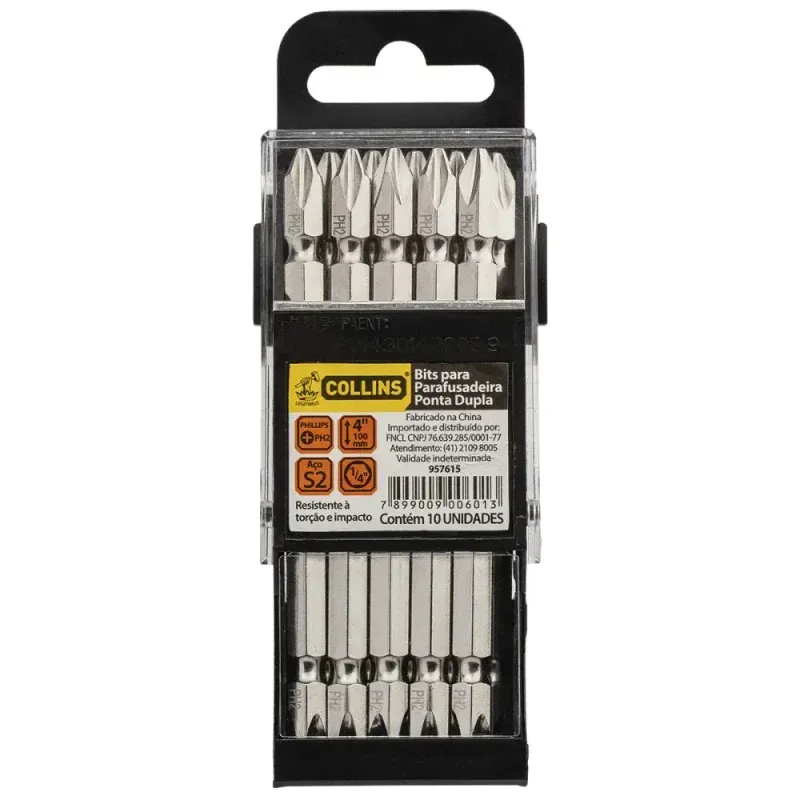 Bits-Ph2-1-4--X-100mm-Ponta-Dupla-Collins-10-Pecas
