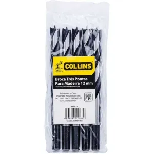 Broca de Três Pontas para Madeira 8mm x 117mm Collins