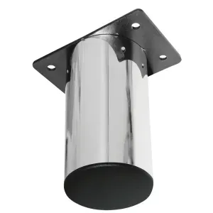 PÉ FLANGE CRIATIVA REDONDO 50MMX5,5CM POLIDO 8 PEÇAS