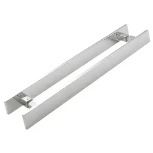 PUXADOR RETANGULAR 1000MM INOX GERIS