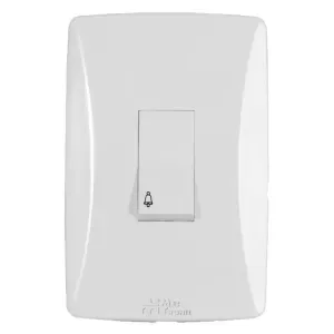PULSADOR CAMPAINHA VERTICAL BR PETRA MECTRONIC