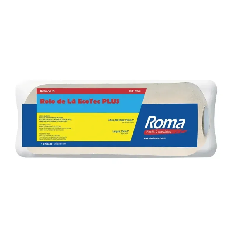 ROLO-LA-DE-POLIESTER-ECOTEC-PINCEIS-ROMA-23CM-SEM-CABO-MOD-280