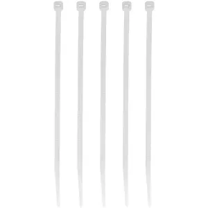 Abraçadeira Nylon 3,6mm Branca Kala 100 Peças