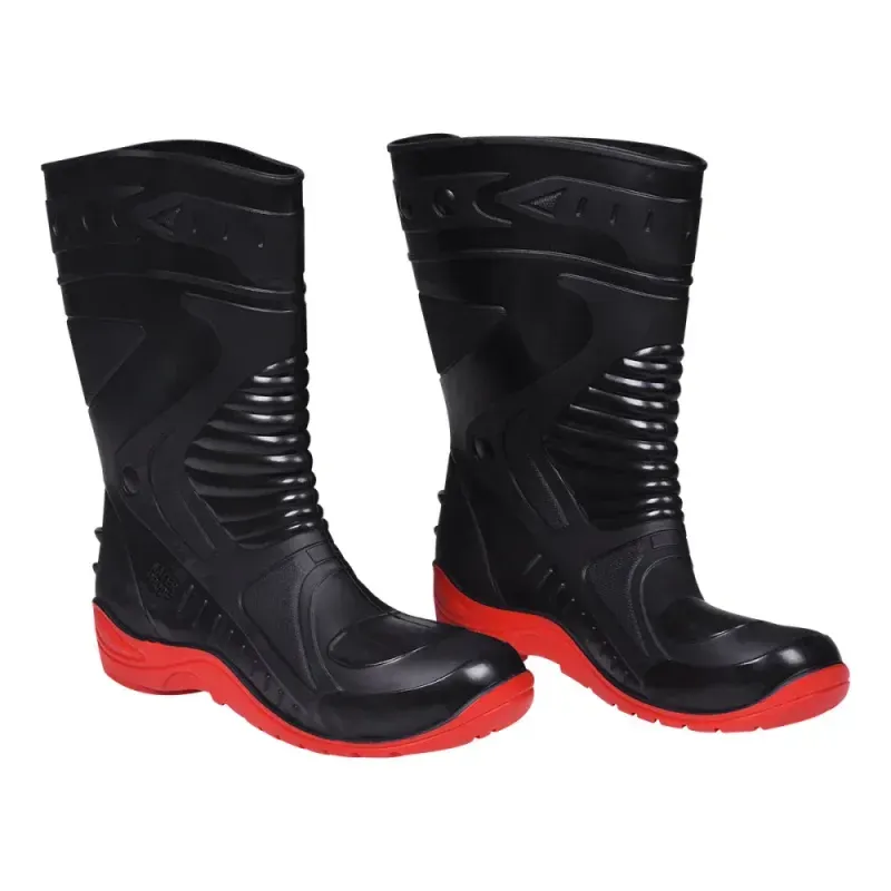 Galocha-Motociclista-Impermeavel-Cano-Medio-Preto-N39-Worker