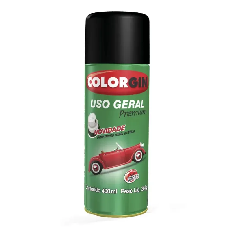 TINTA-SPRAY-USO-GERAL-PRETO-FOSCO-COLORGIN