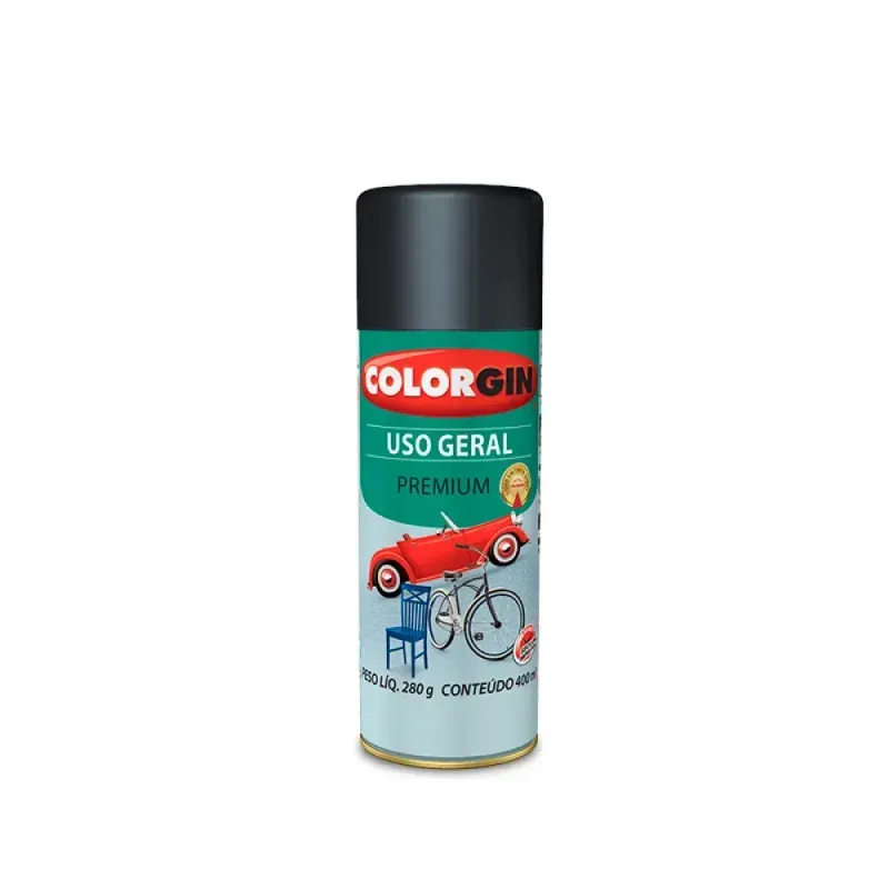 TINTA-SPRAY-USO-GERAL-RAPIDO-PRETO-COLORGIN