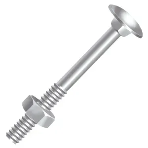 PARAFUSO FRANCÊS PORCA 1/4"X3" ZINCADO CISER 200 PEÇAS