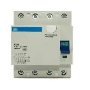 Interruptor DR RDW 40A 4 Polos 30ma Weg
