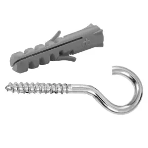 Gancho Bucha de Nylon 4,2mm x 60mm 04Pçs Worker
