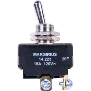 Interruptor Metálico LD Uni 15A 5 Peças Margirius