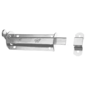 FERROLHO CHATO PORTA CADEADO 4" ZINCADO 12 PEÇAS