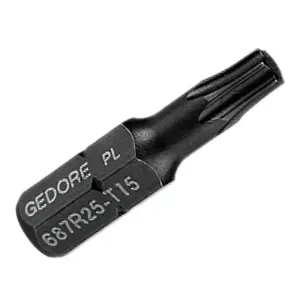 Ponta Bits Torx 687r25 T15 Gedore 5 Peças