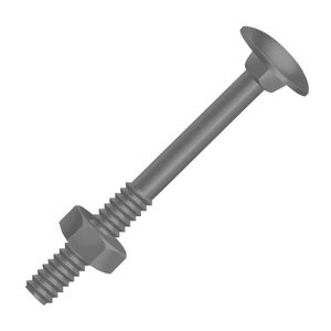 Parafuso Francês Porca Sextavada 5/16" x 5.1/2" Ciser 100 Pçs