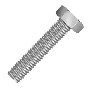 Parafuso Sextavado Unc Inox RI 3/8"x2.1/2" 20 Peças Ciser