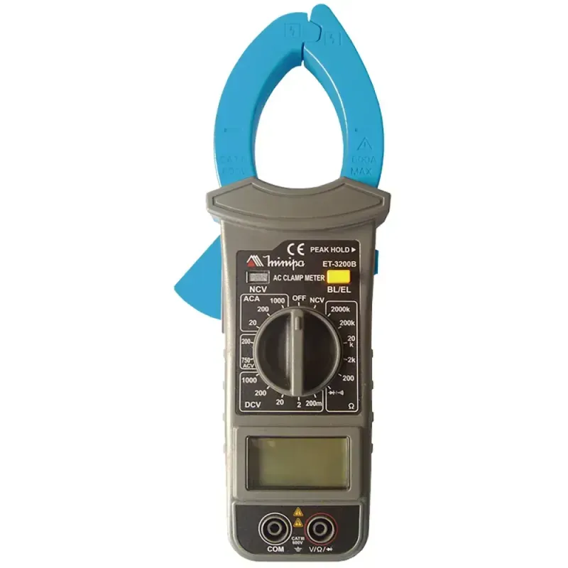 Alicate-Amperimetro-Et3200b-1000a-Minipa-600v