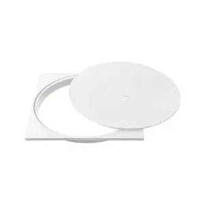 Conjunto Tampa E Porta Grelha Quadrada Caixa 250mm Herc