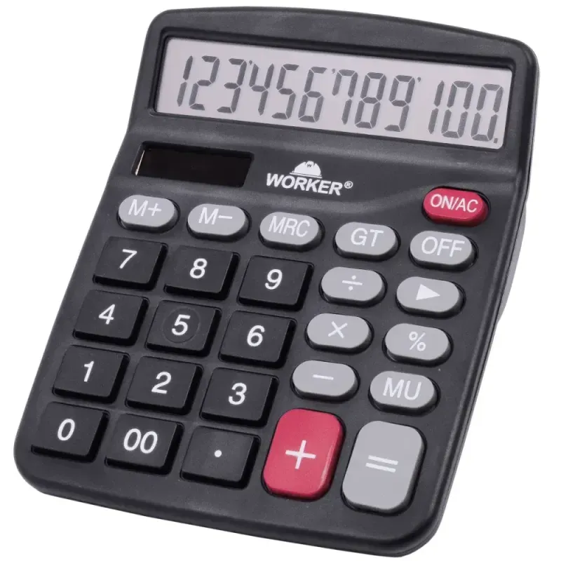 Calculadora-De-Mesa-Eletronica-e-Solar-12-Digitos-Worker