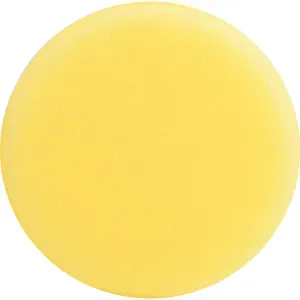 Aplicador de Cera Automotiva Espuma Amarela 120mm Worker