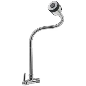 Torneira para Cozinha de Parede Bica Flexível C60 1/2" Liege