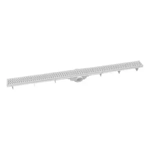 Ralo Linear 90cm com Grelha Branca Amanco