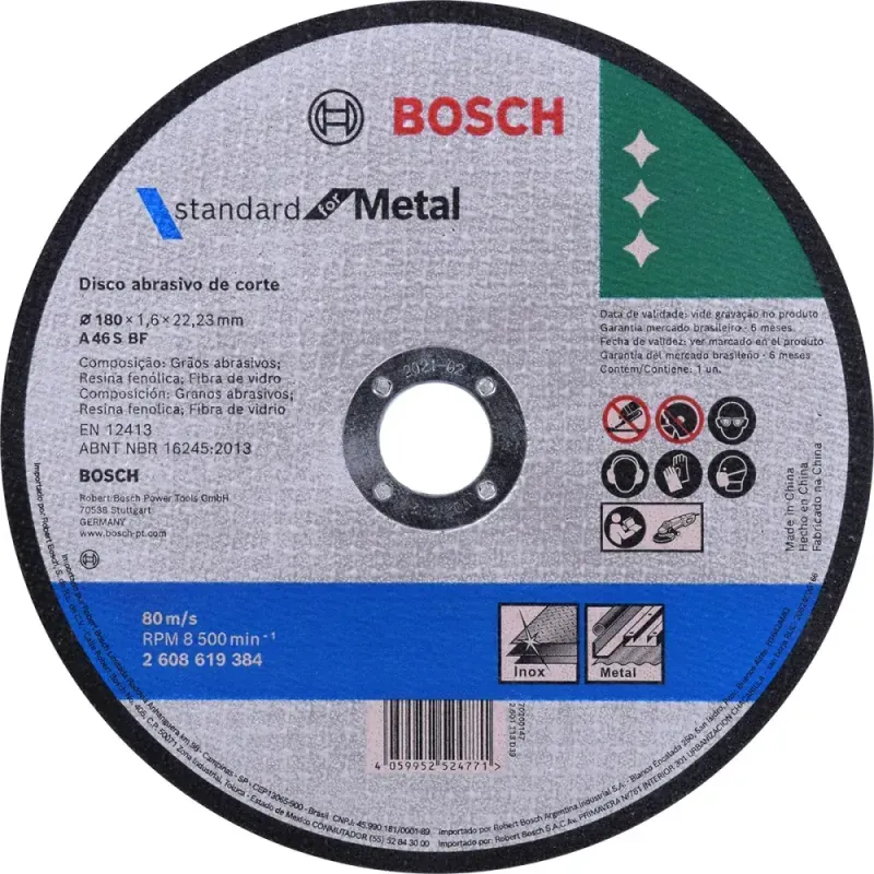 Disco-Abrasivo-Corte-para-Metal-Inox-Grao-46-7--7-8--Inox-Bosch-