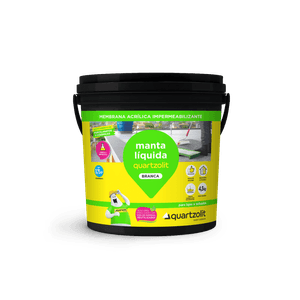 Manta Líquida Branca 4,5Kg Quartzolit
