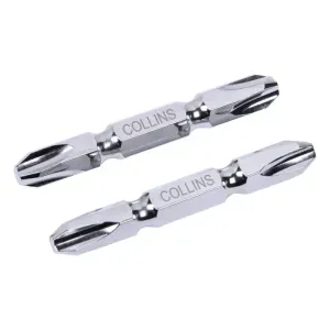 Bits Ph3 1/4" Ponta Dupla e Phillips 50mm Collins