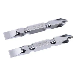 Bits Ph2 1/4" Ponta Dupla Fenda e Phillips 6mmx50mm Collins