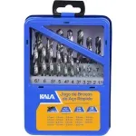 Jogo-de-Brocas-de-Aco-Rapido-com-19-Pecas-1x10mm-Kala