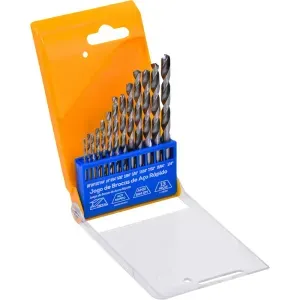 Jogo de Broca de Aço Rápido 13 Pcs 1/16" A 1/4" Kala