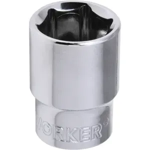 Soquete Sextavado Encaixe 1/4" 1/2" Worker
