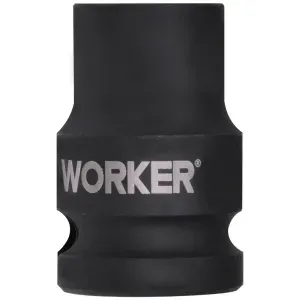 Soquete Sextavado Impacto Encaixe 1/2" 10mm Worker