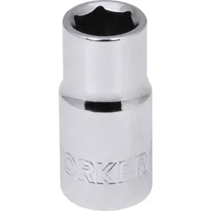 Soquete Sextavado Encaixe 1/4" 6mm Worker